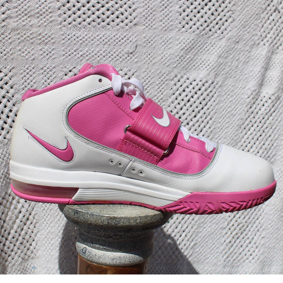 RARE 2010 Nike Zoom Lebron 4 Soldier Think Pink Women's Size 10 8.5M - Picture 3 of 10